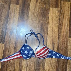 Cute forth of July swim suit bra
